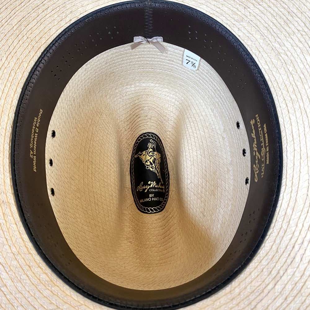 Straw Ridgetop Cowboy Hat - Picture 2 of 4